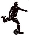 Football Silhouette Football Player Footballer' Coasters | Spreadshirt